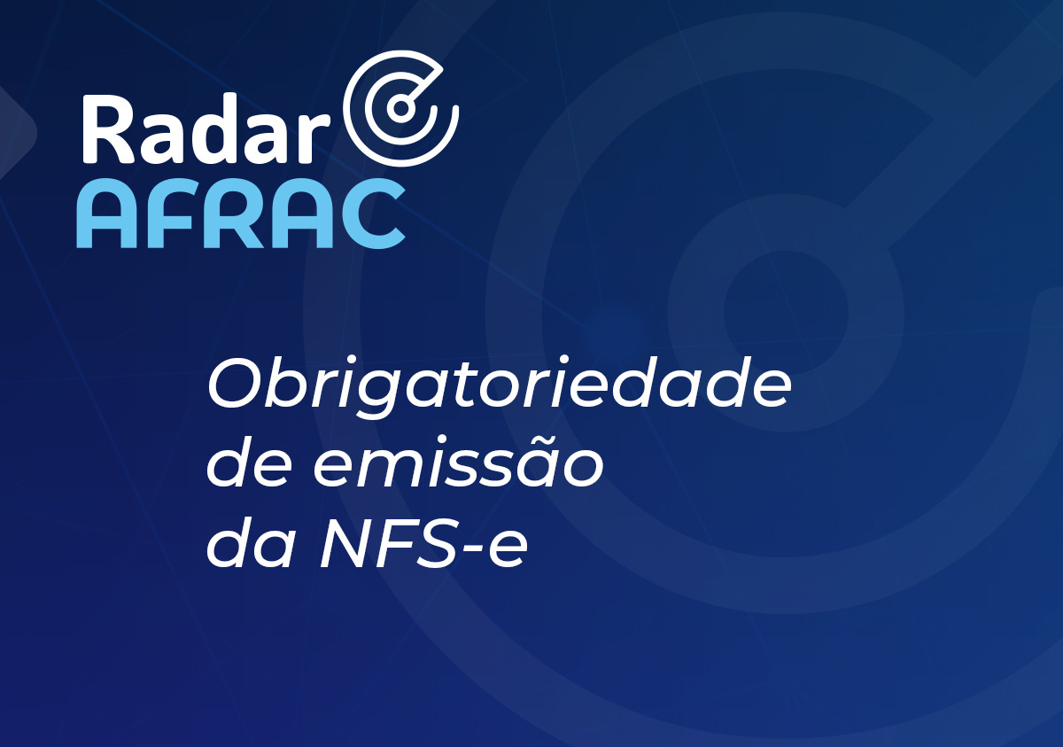 Obrigatoriedade da emissão da NFS-e!